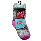 Wholesale - 5pk MINNIE MOUSE MERRY FRIENDS CREW SOCKS SIZE 4-6, UPC: 193159224547